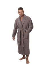 organic cotton dressing gown mens Mens Dressing Gown