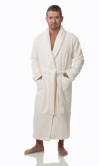 UNISEX ORGANIC COTTON NATURAL ROBE