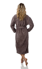 UNISEX ORGANIC COTTON GRIS ROBE