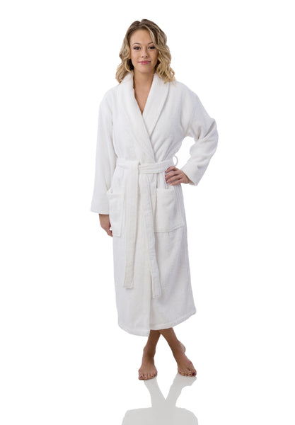 UNISEX ORGANIC COTTON WHITE ROBE